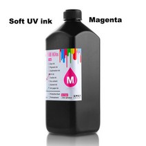 UV잉크 1000ML LED DX4 DX5 DX6 DX7 DX10 TX800 XP600 엡손 1390 L800 L1800 L805 R1800 R1900 UV 수정 프린터, 1PC Magenta-Soft