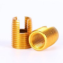 인서트 번데기 너트 2/ 5/ 10pcs M2 5 M3 M4 M5 M6 M8 M16 아연/스테인레스 스틸 스레드 수리 삽입 슬롯 셀프 태핑 나사 슬리브 너트, M6xM10x14mm (5pcs), 01 Galvanized