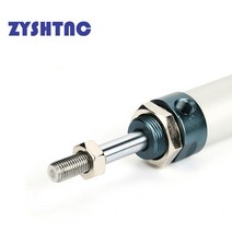 유압리프트 MAL 시리즈 미니 공압 실린더 16/20/25/32mm 보어 25-300mm 스트로크 복동 알루미늄 합금 에어, 12 300mm stroke_03 25mm Bore