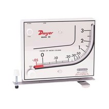 드와이어 액상 충전 월마운트 압력계 Dwyer Liquid Filled Wall Mount Manometer Mark II 25 0-3