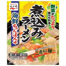 나가타니엔 조림 라면 해물 짬뽕 맛 282 g×6 상자 입×(2 케이스)