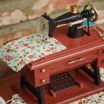 리빙템 앤틱 재봉틀 오르골 #999EA, 본상품선택