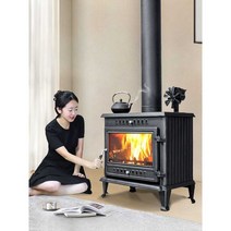 주물 벽난로 불멍 실내 화목 장작 난로 주택 난방, CJ620 모델