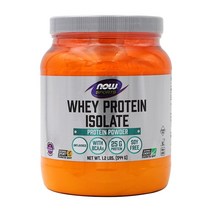 WPI 분리유청 [Now Foods] 나우 푸드 스포츠 웨이 프로틴 아이솔레이트 무맛 544 g Sports Whey Protein Isolate Unflavored 1.
