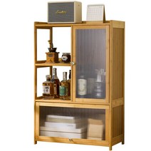 빈티지 일본 모루유리 그릇장 틈새장 수납장, 원색 싱글도어  더블서랍 창홍캐비닛도어