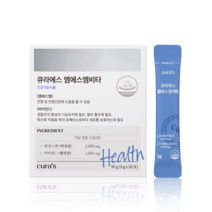 큐라에스 엠에스엠비타 MSM 최대함량 비타민C 30포, 1박스, 1박스