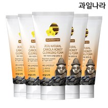 과일나라 제주 자연의 유채꿀 클렌징폼 x 5개, 1