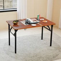 라운드 입식 4인 불판테이블 접이식 미우새 김건모 불판 식탁, 크리미체어 2개(화이트), 자두나무