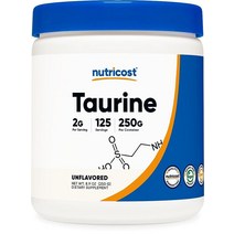 뉴트리코스트 타우린 파우더 250g, 8.81 Ounce (Pack of 1)
