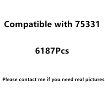 RC 조명 5331 포함 면도날 크레스트 빌딩 블록 조립 호환 6187PCs, 01 Just Block