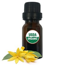 USDA 오가닉 일랑일랑 꽃 오일 10ml - 유기농 화장품 원액 100%, 100ml