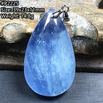 천연 원석 광물 여자 자연 블루 아쿠아 마린 목걸이 펜던트 레이디 맨 러브 선물 크리스탈 실버 클리어 보석 비즈 스톤 쥬얼리 AAAAA, [37] P2225