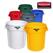 RB-1926827 벤티드 브루트37L 검정 대형 플라스틱통 휴지통 사료통 식자재 물통 다용도 통