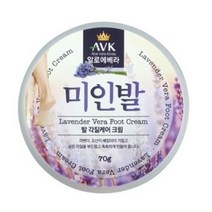 알로에베라코리아 발각질제거크림 미인발 70g, 3개