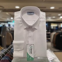[레노마_셔츠(남성)] NC불광점 레노마 화이트 텐셀(모달) 구김 없는 깔끔한 슬림핏 셔츠