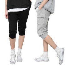 코디제이 여성반바지 베이직건빵7부팬츠 남녀공용 7부 홈웨어 운동복 츄리닝 조거 배기팬츠
