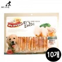 대형견간식 착한닭 바삭 치킨비스켓 400g x 10개