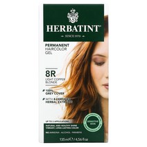 허바이틴트 퍼머넌트 헤어컬러 젤 8R 라이트 코퍼 블론드 135ml(4.56fl oz)