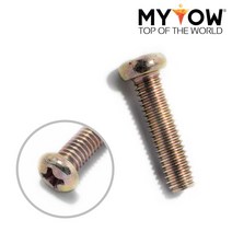 셀프시공 둥근머리 머신 볼트 4mm 십자 스크류 나사 PH형 피스 십자홈볼트-72394EA, 4X25mm