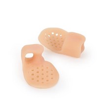 발가락 교정기 패드 링 통증 교정 내성발톱 실리콘 통증완화 보호기 에 쌍 작은 엄지 발, 피부