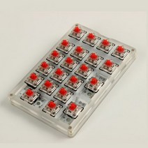 [해외] 21 키 매크로 키보드 DIY 프로그래밍 가능한 RGB 백라이트체리 기계식 키보드 게임 PC 노트북 MAC WIN7 8 10 유형 C 키보드, 브라운 스위치, without backlight