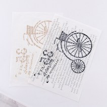 자투리 종이전사지 로멘틱 자전거0590 택1, 종이전사지 로멘틱 자전거0590 블랙