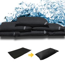 침수 예방 물막이용 차수막 플러드백 이지댐배리어 수해 차수벽 홍수 모래마대, 이지댐백 40CM X 60CM X 9CM