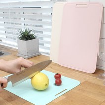 올리오 국산 위생 칼집 안나는 TPU 주방 도마세트 2종 소1개+중1개, 핑크S+핑크M