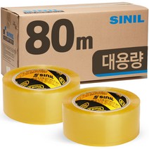 신일 투명 OPP 박스테이프 80m, 24개