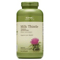 GNC 허벌 플러스 밀크 씨슬 200mg 캡슐, 300캡슐, 1개