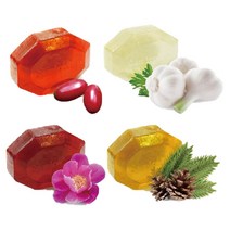 솔나라 세미콜론 솔잎 산수유 마늘 작약 천연비누 4종, 솔잎비누 - 1개