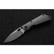 드럼통 바베큐 야외 그릴 화롯대MIKER SMG 접이식 나이프 D2 블레이드 티타늄 너트/피트/CF 핸들 구리 와셔, 01 A