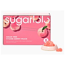 올가 간식 슈가로로 무설탕 비타민 구미 복숭아 360g(45g (360g) 탕비실 회사 어린이 성인 캠핑 차박 홈파티 영화 선물, 3개