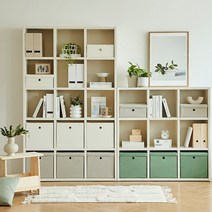 한샘 샘 폴리 수납바스켓 중/대/와이드 샘책장호환 수납박스 정리, 02.샘폴리바스켓(대)베이지, 1개