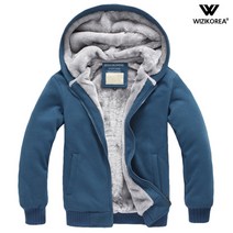 위즈아이 빅사이즈 기모 양털 후드집업 자켓 점퍼 WI007H+국내발송