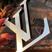 [스카시의 정석 2편] 메탈아크릴 스카시 입체글자 간판 문자 레이저가공, 있음(copylee@stori.co.kr), 골드 유광, 11.6mm