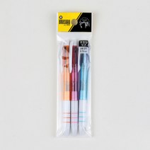 빅박스상점 BROSBRO 3색볼펜 3입 1세트 0.7mm 멀티펜 다양한볼펜 필기구