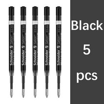 독일 원래 슈나이더 l + 중립 젤 펜 리필 카트리지 코어 유럽 표준 2 리필, 블랙