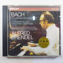 (중고CD) BACH ITALIAN CONCERTO/ 바흐 이탈리아 협주곡/ 환상곡과 푸가/ 코랄 전주곡/ 피아노 알프레드 브렌델/ 92년 라이센스/ 음반 상태 NM