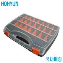 플라스틱 피스통 피스함 부속함 나사통 피스보관함 공구함 다용도 이동식 멀티박스 호현산업, 1개