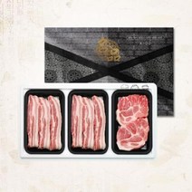 1.2kg_무항생제_한돈_돼지고기선물세트 209A, 삼겹400gX2팩+목살400g