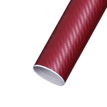 카본 시트지 몰딩 랩핑지 차량용 탄소섬유 필름 랩핑 10127 cm 3d 탄소 섬유 비닐 자동차 랩 시트 롤 필름 자동차 스티커 및 데칼 오토바이 자동 스타일링 액세서리, 와인 레드