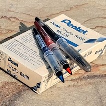 펜텔 수성펜 트라디오 TRJ50 리필심 1다스12자루 _ 256589EA luya*258609579fI, 블루, 본상품선택