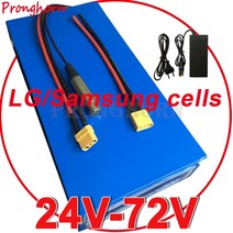 전기자전거배터리 24V 36V 48V 52V 60V 72V 20Ah 30Ah Ebike 배터리 Bafang 250W-3000W LG/삼성 호환 셀 리