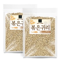 퓨어영 볶은 귀리 1kg 오트밀 귀리우유 선식, 2봉, kg