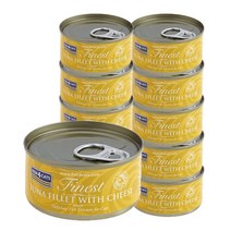 피쉬포캣 70g x 10개 고양이 캔 간식, 참치치즈70gx10개, 참치 치즈