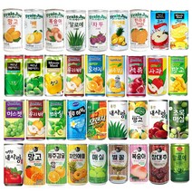 과즙음료 과일주스 캔음료수 작은캔 미니캔 업소용 도매용 프레주 웅진 썬키스트 참맑은 175ml 180ml 30캔 중 택1, 35) 대일 참맑은 참대추180ml 30캔
