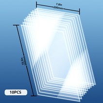 FEP 필름 8.9 인치 260X200X0.15mm ANYCUBIC Mono X 4k 6k Photon M3 Plus Elegoo Saturn 3D 프린터 부품 UV 수지 LCD, [06] 10PCS