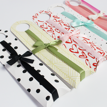 길쭉이상자 선물포장상자 답례품 작은 선물용 초콜릿 떡 엿 수능선물 포장지 빼빼로 긴 포장박스, 땡땡이작은10p