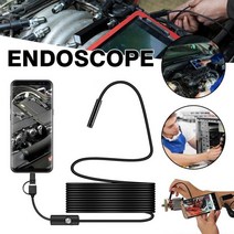 LED HD USB 카메라 방수 검사 안드로이드 낚시 1/2/5/10m 유연한 코드/하드 와이어, flexible cord, 2m_CHINA